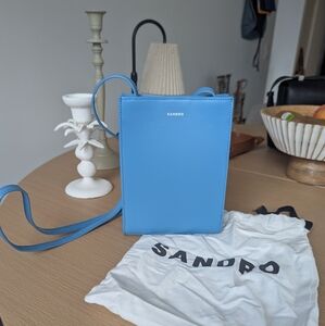 Blue Sandro Crossbody Bag